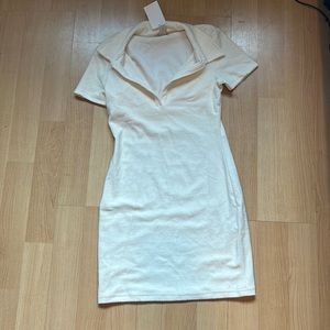 White Bodycon Mini Dress